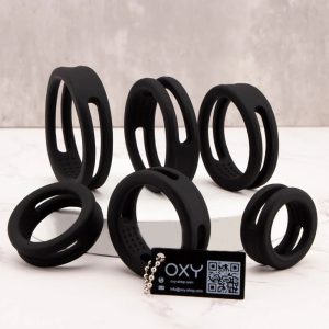 Luxury Silicone Penis Rings (6-Piece Set) – Premium Stretchable Cock Rings for Stronger