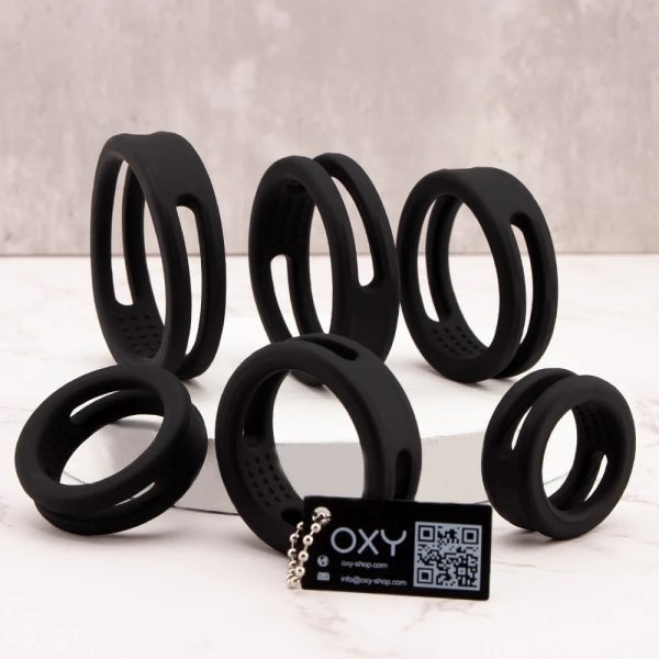Elite Silicone Pleasure Rings (6-Piece Set) – Precision-Fit Collection