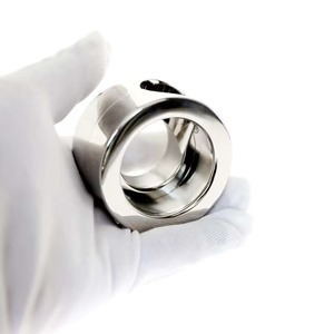 Premium 620gr Steel Cock Ring & Ball Stretcher – Ultimate Weighted Pleasure