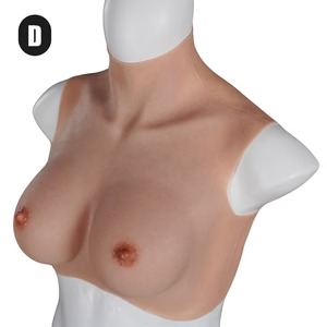 Ultra-Realistic Breast Plate - Natural-Looking Silicone Prosthetic for Seamless Feminization