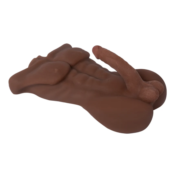 Deluxe Male Torso - Ultra-Realistic Silicone Pleasure Torso with Articulated Penis