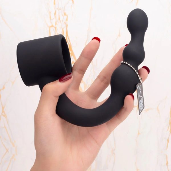 Dual Pleasure Cock Ring with Anal Plug – Luxury 2-in-1 Pleasure Device for Intense Sensations