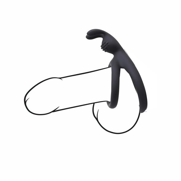 The Tickling Bunny – Elite Silicone Cock Ring with Rabbit Stimulator