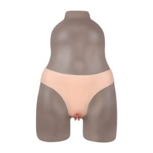Ultra-Realistic Silicone Brief – Feminine Fake Vagina Panties for Seamless Transformation