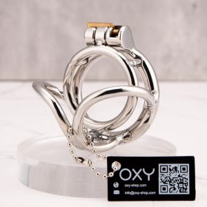 Chastity Training Ring with Balls Support – Premium Locking Double Cock Ring for Extended Pleasure