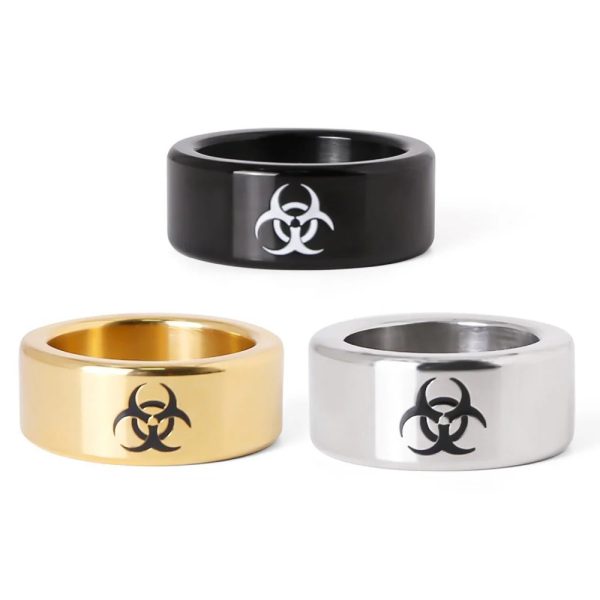 Biohazard Glans Ring – Edgy Pleasure Jewelry & Frenulum Stimulator