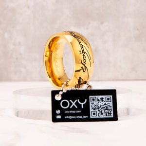 24K Gold 'One to Rule Them All' Glans Ring – Legendary LOTR Pleasure Jewelry