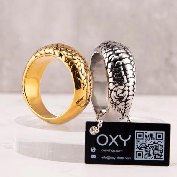 Dragon Scales Glans Ring – Handcrafted 24K Gold & Steel Pleasure Jewelry