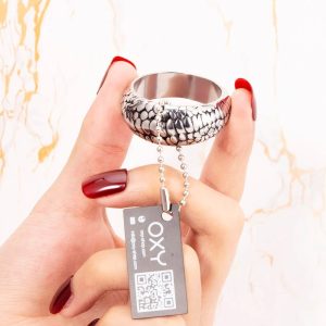 Dragon Scales Glans Ring – Handcrafted 24K Gold & Steel Pleasure Jewelry