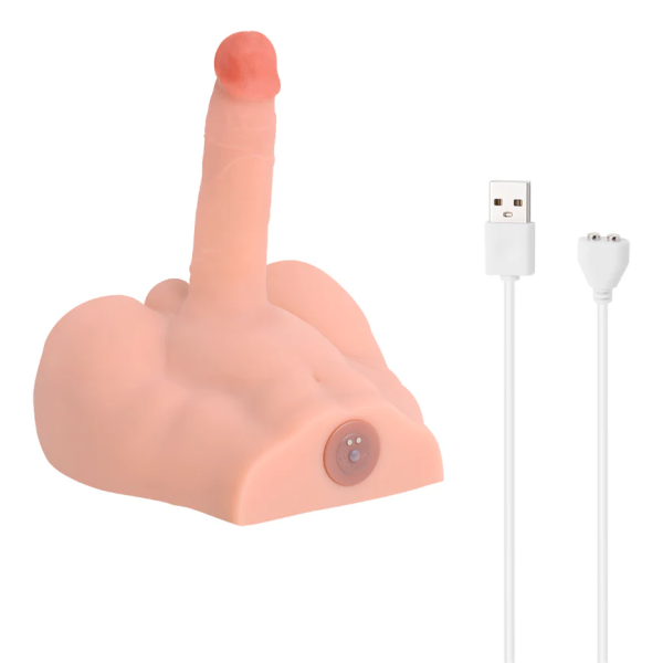 Thrusting Vibrating Torso - Realistic Male Torso with 4 Thrusting & 3 Vibration Modes