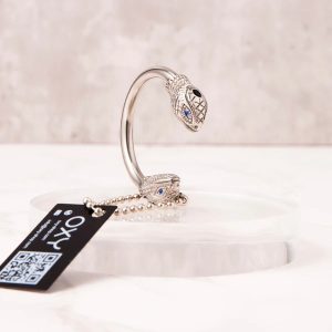 Luxury Snake Glans Ring – Frenulum Stimulation & Jewelry-Grade Pleasure