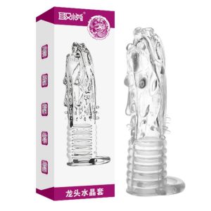 FaucetDragon ScaleDragon Root Long And Thick Crystal Wolf Tooth Spiny Condom For Men