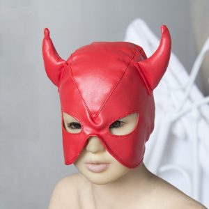 Bondage Mask Toy Leather Blindfold Performance Headgear
