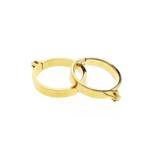 Luxury 24K Gold Chastity Ring – Premium Fit for Discerning Users