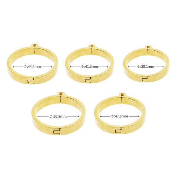 Luxury 24K Gold Chastity Ring – Premium Fit for Discerning Users