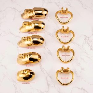 Luxe HTV4 Gold Spare Tube – Precision-Fit Chastity Upgrade