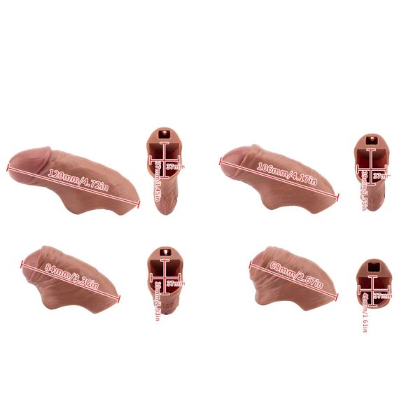 Spare Tube for Realistic Cock Cage – Spike-Lined Chastity Upgrade for Maximum Control