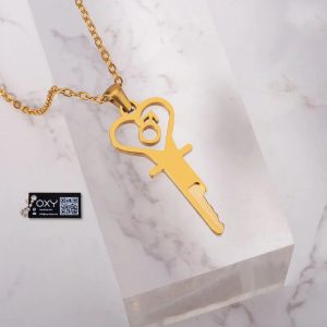 Chastity Key Necklace - Luxe 'Key to Submission' Jewelry for Power Exchange