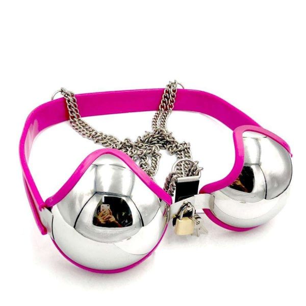 Luxury Metal Bondage Bra - Ultimate Breast Restraint (3 Colors)