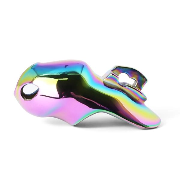 HTV4 Prismatic Spare Tube – Rainbow Gold Chastity Upgrade for Holy Trainer