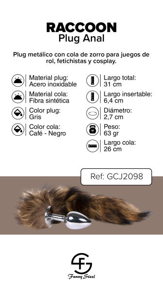 Raccoon Tail Plug - Playful Luxury Anal Accessory