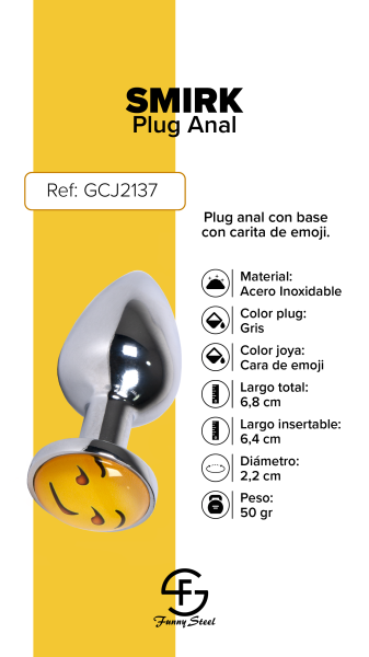 Playful Emoji Anal Plug – Ultra-Smooth, Discreet & Pleasure-Enhancing