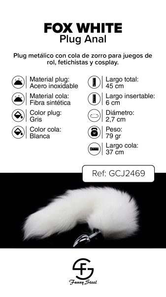 Luxury Fox Tail Anal Plug – Silky, Playful & Discreet Fantasy Accessory