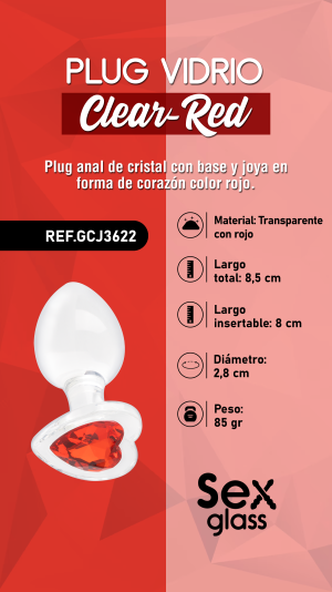 Little Love Glass Anal Plug – Hypoallergenic, Playful & Ultra-Sleek