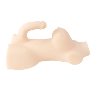 Realistic Male Torso Sex Doll - Dual Orifice Silicone Toy with Flexible Penis