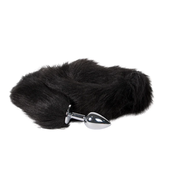 Ultra-Realistic Black Fox Tail Plug – Premium, Comfortable & Discreet for Roleplay & Cosplay