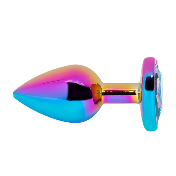 Exquisite Holographic Anal Plug – Crystal-Encrusted Luxury
