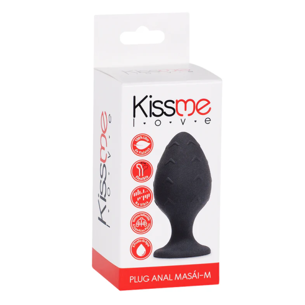 Masai Medium Anal Plug - Premium Medical Silicone Pleasure Toy for Ultimate Comfort & Safety (8cm)