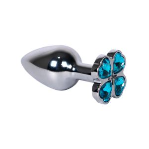 Blue Gem Flower Plug – Dazzling, Safe & Beginner-Friendly Anal Jewelry