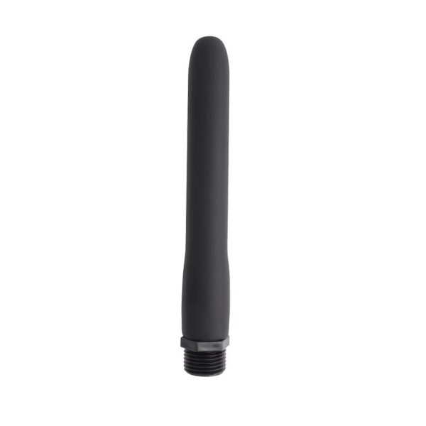 Bum Buddy Black 5.9" – Premium Silicone Anal Douche for Safe, Mess-Free Cleansing