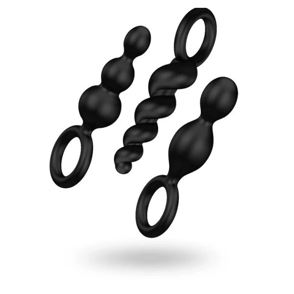 Luxury Satisfyer Booty Call Anal Plug Set – Premium Silicone Trio for Gradual Pleasure