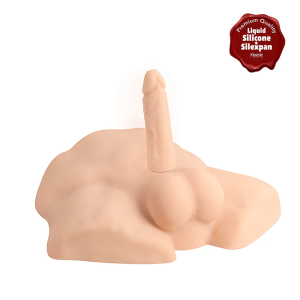 Interchangeable Dildo Torso - Premium Thermo-Reactive Silicone with Modular System
