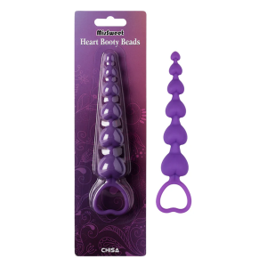 Heart Booty Beads - Playful Silicone Anal Strand
