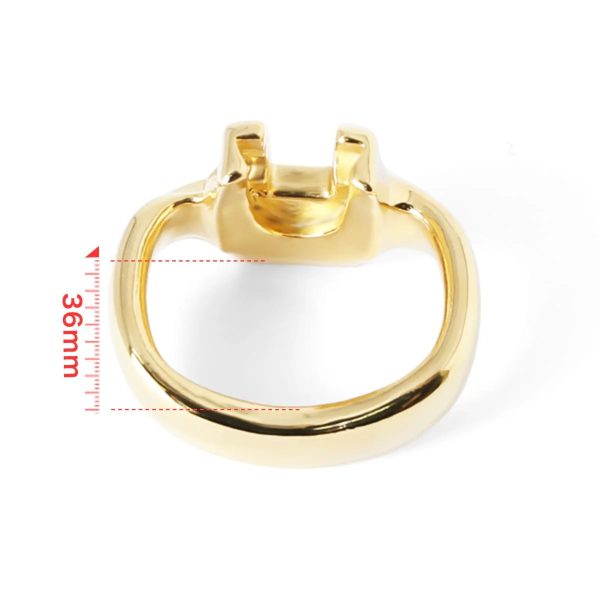 Luxury HTV4 Gold Spare Ring – Premium Chastity Replacement