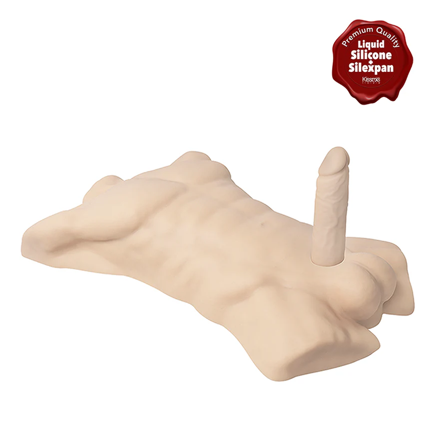 Luxury Interchangeable Male Torso - Premium Realistic Silicone with Modular Dildo System