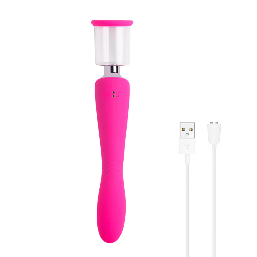 Alon Pink Dual Vibrator – Clitoral Suction & G-Spot Stimulation in One