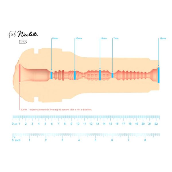 Premium Nicolette Stroker - Realistic Multi-Texture Pleasure Toy for Intense Orgasmic Experiences